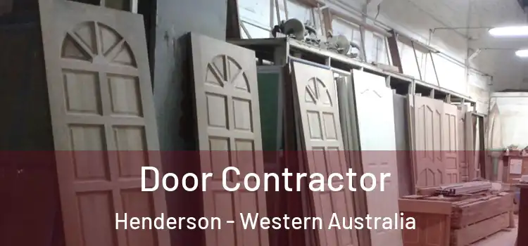 Door Contractor Henderson - Western Australia