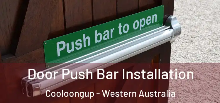 Door Push Bar Installation Cooloongup - Western Australia