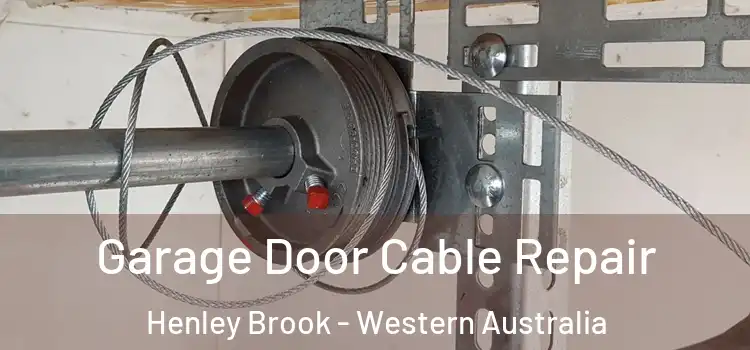 Garage Door Cable Repair Henley Brook - Western Australia