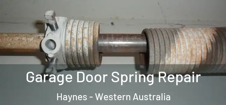 Garage Door Spring Repair Haynes - Western Australia