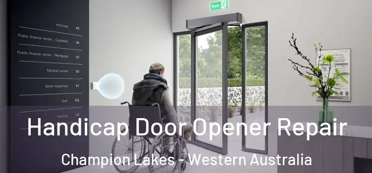 Handicap Door Opener Repair Champion Lakes - Western Australia
