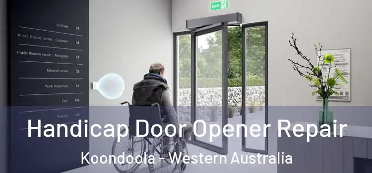 Handicap Door Opener Repair Koondoola - Western Australia
