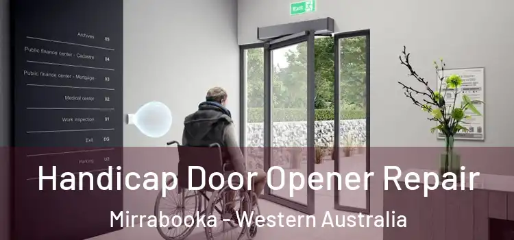 Handicap Door Opener Repair Mirrabooka - Western Australia